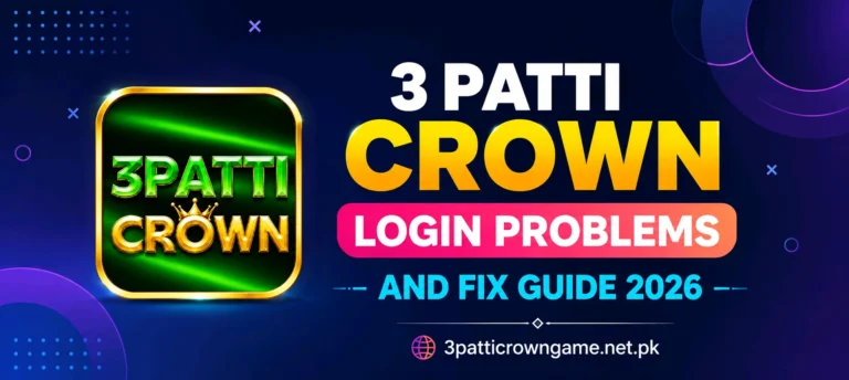3 Patti Crown Login Problems