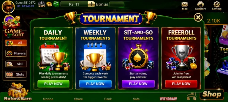 3 Patti Crown Tournament Modes Pakistan 2026